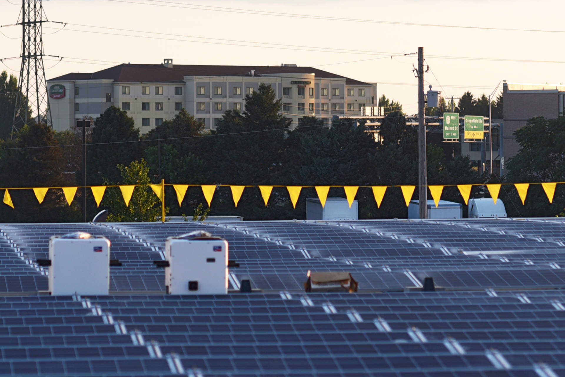 Solar Array for Courtyard by Marriott-Lancaster